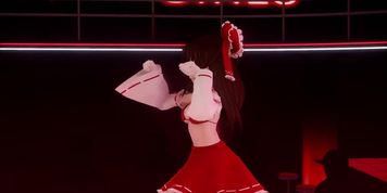 MMD Reimu's Strip Show - Mirrrrrors