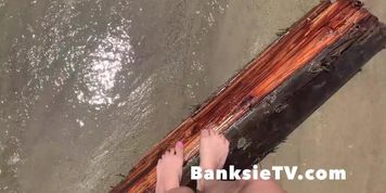Banksie Beach Day In Exclusive  Apparel! Feet In The Sand Fun, Dinner & Perf GFE!