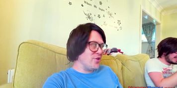 NERD PERVERT - Nerd from leeds sucking and tit fucking