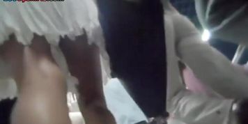 Dilettante fem unwillingly flashed upskirt