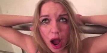 Mature Owner does not pity her new young Slave. (Kelly Wells)