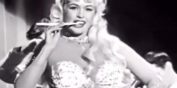 Jayne Mansfield Sexy Scene  in Too Hot To Handle