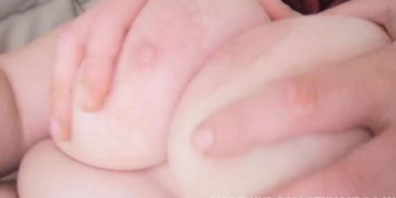Jiggly Big Boob Massage, UnderBoob, BBW Worship, Nipple Fetish