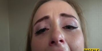 PASCALS SUB SLUTS - Bound teen gets anally fucked and fingered (Lady Bug)