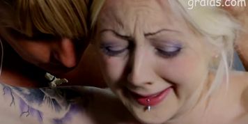 Skinny blonde prepared for her reward