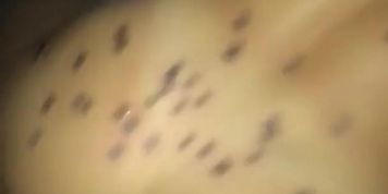 skinny white girl take it from behind with hot wax dripping all over her tight ass