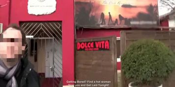 German Blonde Sucks a Cock and Fucks in Dolce Vita (Dulce, Sunny Alika)