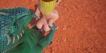 3D PORN [WILDLIFE GAME] DP Dino bangs girl