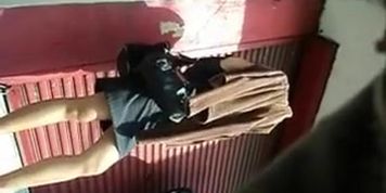 boso nainitan si ate sa araw pink panty