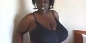 Sabrina and her huge black udders - Compilation