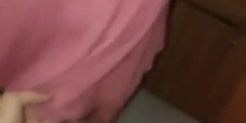 Showing off her goods