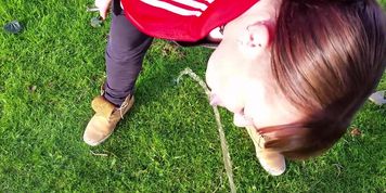 public pissing into my girls mouth