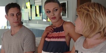 Zelda Morrison sucks her step bros huge cock