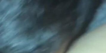 Eats wet, juicy, pussy. His tongue makes me cum