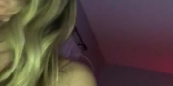Gf riding my cock with tits bouncing 