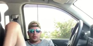 college strraight guy shoots a load public car masturbation