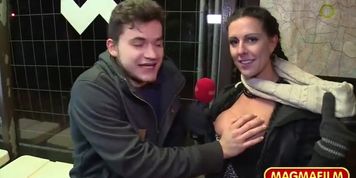 Busty Milf Public Berlin Street Sex