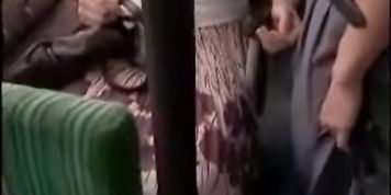 masturbation in BUS - video 3