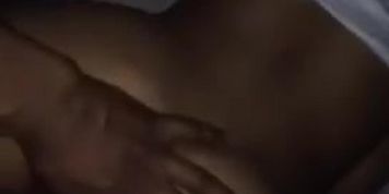 If she light skin she like the thumb in her butt