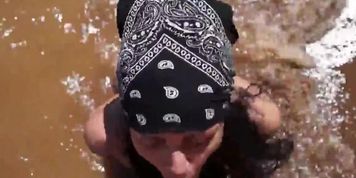 Latina Fucked On Public Beach