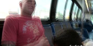 Hot straighty rides cock