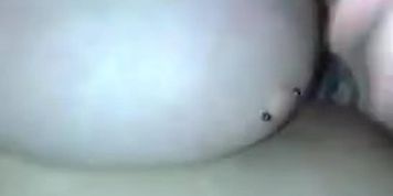 Strapping riding with HUGE bouncing tits!!