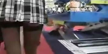 Square skirts and nice ass