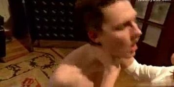 Redhead hires a guy and gives him wild fuck and prostate massage