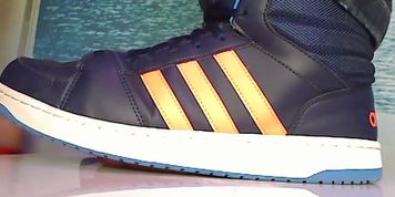 Slave Dick Is Crushed Under Adidas Master