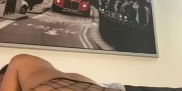 [Full Video -Part 2] Black Teen Rides Dildo on Table 