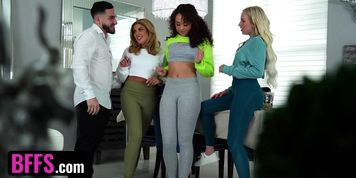 Teens seduce Married Man but get Tricked (Clarissa Cox, Dixie Lynn, Peter Green)