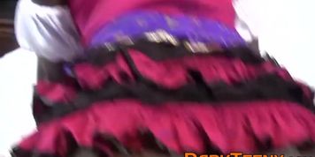 Ebony pirate babe bouncing her perfect big ass on big dick (Destiny Dymes)
