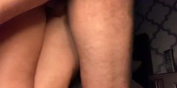 Friend let&rsquo;s me barrow his wife for the night. Creampie, BJ worth it