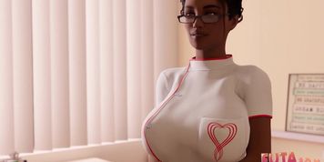 Futa3Dx - Hot Blonde Futa Girl Needs To Deposit Her Dick In Nurse'S Mouth