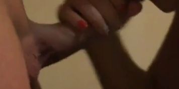 Homemade blowjob cum in mouth