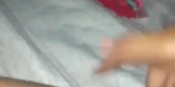 Satisfying My Dryspell by fingering my pussy colored panty nearby