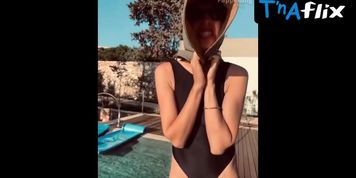 Gal Gadot Sexy Scene  in Gal Gadot Sizzles In Sexy Black Swimsuit