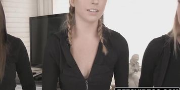 She punished them getting them by finger fucking and bang them in a lesbian way (Jenna Wild)