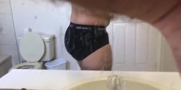My Calvin&rsquo;s and Cum Mirror 