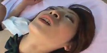 Asian school girl gets fucked in the class doggy style