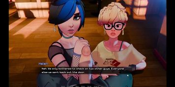 Hentai Game Episode 2: Goth Girl And Nerd First Time With Giant Dick - Porn Casting 3D Anime
