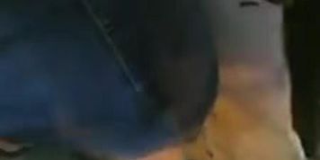 cum on leg and she notices