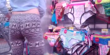 sexy teen ass in tights