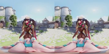 3D VR have Sex with Marie and Watch her Eat Marina's Ass Rule34 Hentai