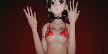 MMD SFW Mitsu Sexy Red - Pjanoo 1086