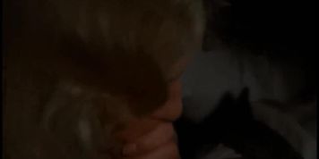 CAR BLOWJOB BLONDE - oral sex in automobile - girl sucking dick CUM SWALLOWING - celeb finishing job