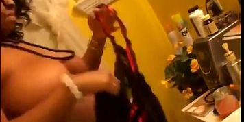 Pregnant ebony with epic boobs and big round ass craves for passionate sex