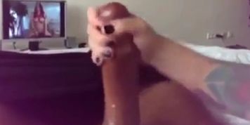 Big cock handjob - video 4