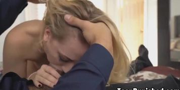 Bruno grabs Sierra by the hair and drags her to the bedroom for a rough fucking