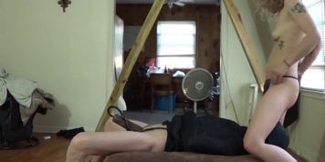 perverse femdom with my slave Jimmy